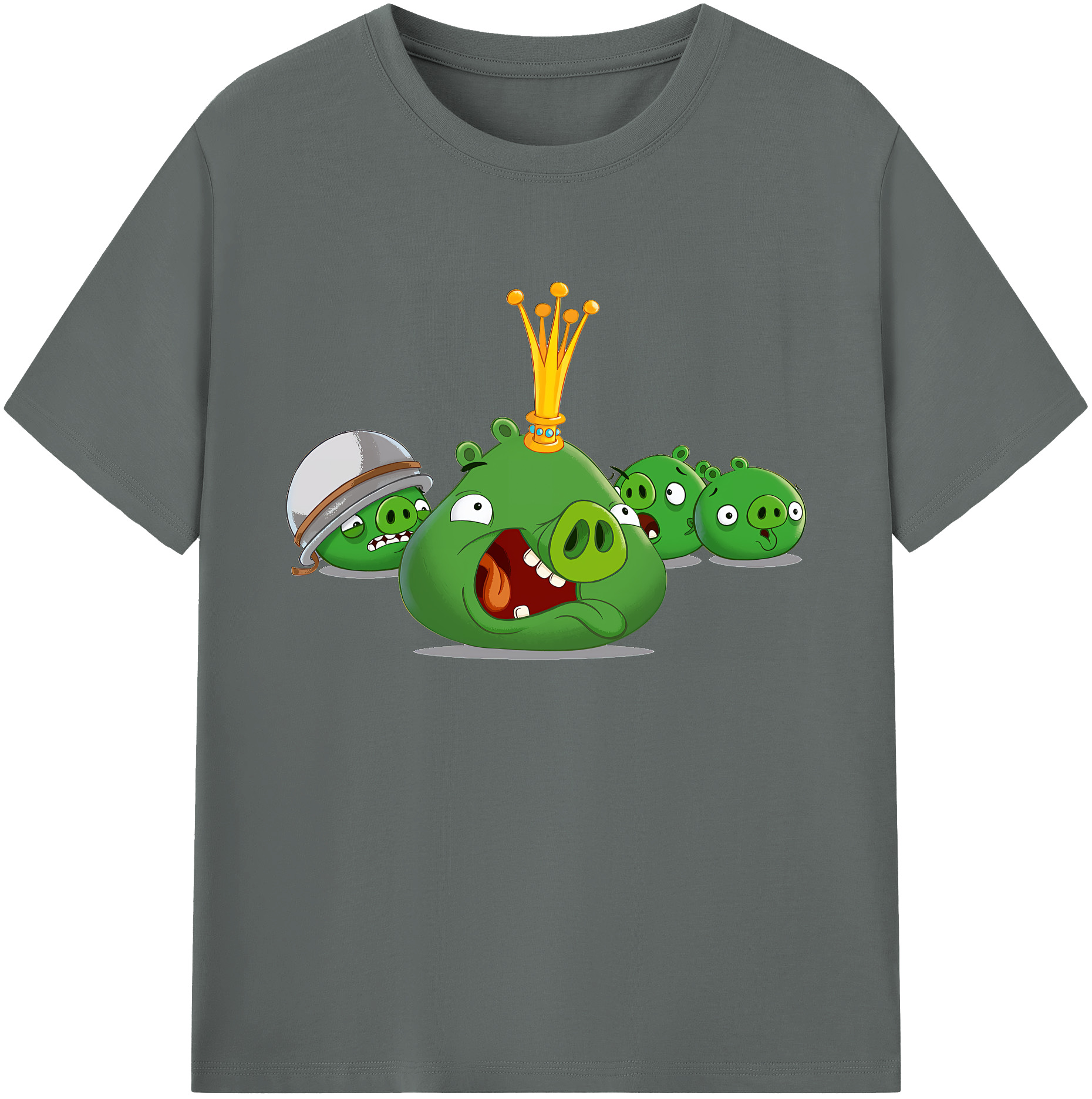 （画像用） Angry Birds アングリーバード 綿100％ メンズ半袖Tシャツ｜肌触りやわらか＆通気性